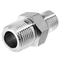 Usa Industrials Pipe Fitting - 316SS Instrumentation - Hex Nipple - 1/4" x 1/8" MNPT ZUSA-PF-4609